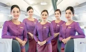 Hãng bay Campuchia bác cáo buộc 'sao chép' đồng phục tiếp viên Thái Lan Hãng bay Campuchia bác cáo buộc 'sao chép' đồng phục tiếp viên Thái Lan