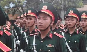 Chiến sĩ nén nỗi đau mất bố để hoàn thành nhiệm vụ diễu binh